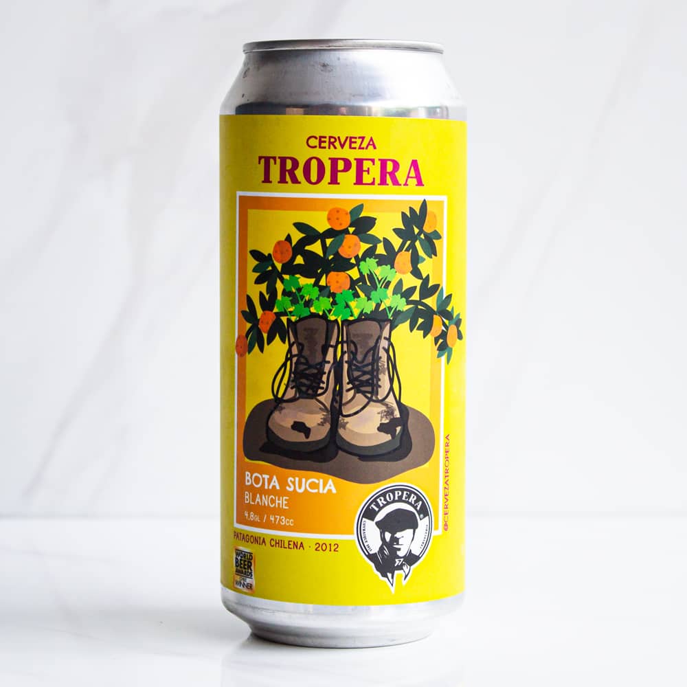 Cerveza Bota Sucia Blanche Tropera 473 cc – Tendencias Gourmet