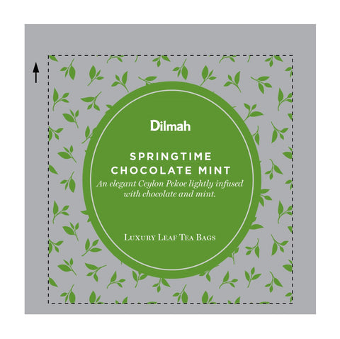 50 Bolsitas Te Negro Ceylon Chocolate Mint Vivid Dilmah