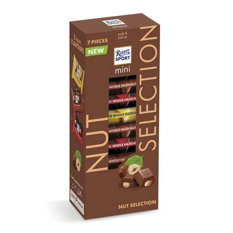 Chocolate Mini Nuts Selection Ritter Sport 117 grs