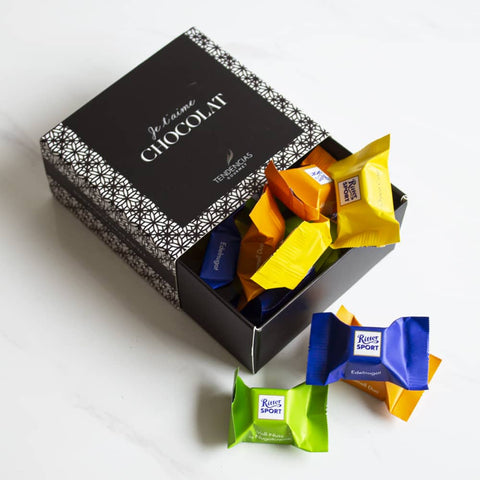 Caja Je t´aime Chocolat Bombones Mini Ritter leche 150 grs