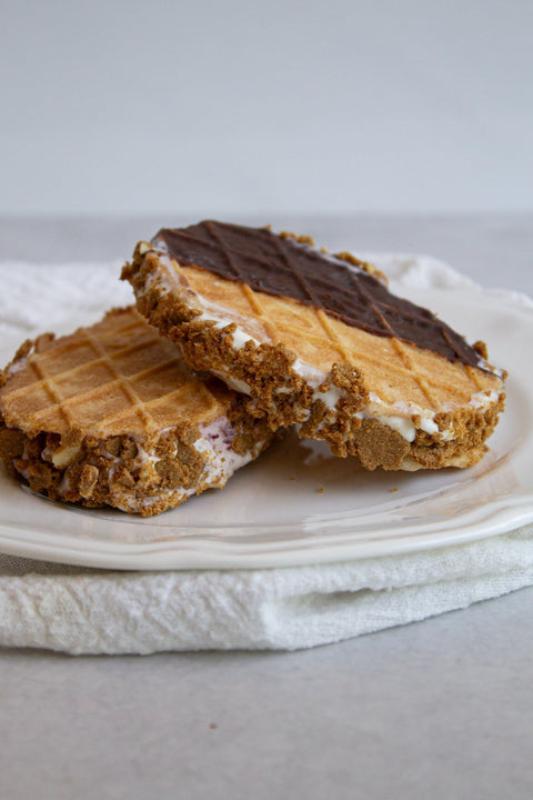 Imagen de Sandwiches Helados de galletas y mermelada