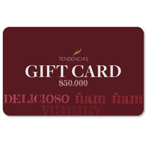 Gift card $50.000