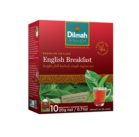 10 Bolsitas Te Negro English Breakfast Dilmah