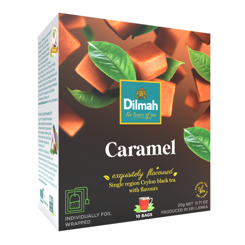 Imagen de 10 Bolsitas Te Negro Caramelo Dilmah