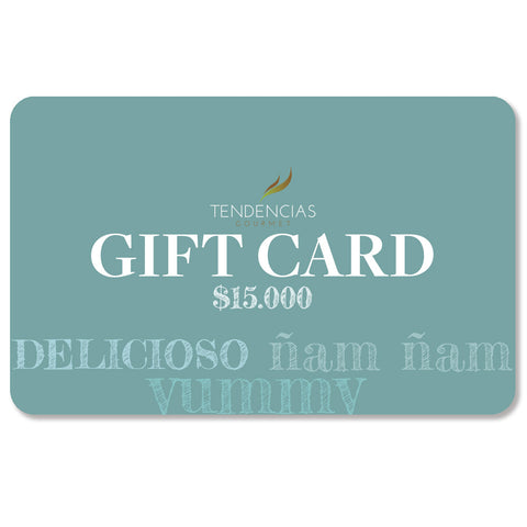 Gift card $15.000