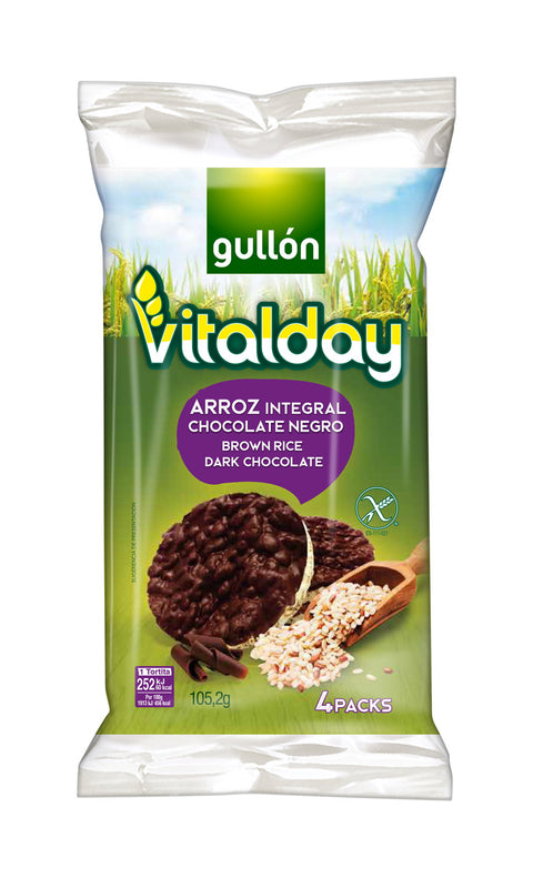 Imagen de Tortita de Arroz con Chocolate Vitalday Gullon 105 grs