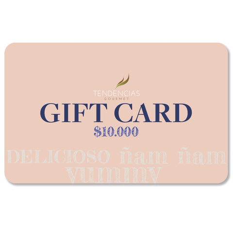 Gift card $10.000