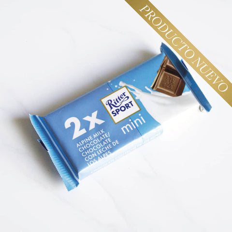 Mini Chocolate leche de los Alpes Ritter Sport 33 grs