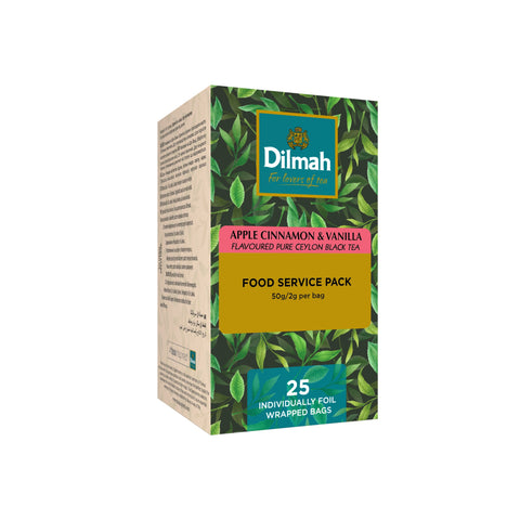 25 Bolsitas Te Negro Manzana Canela Vainilla Dilmah