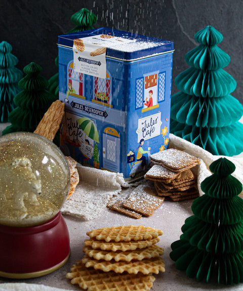 Imagen de Galleta Flemish Houses Azul Jules Destrooper 200 grs
