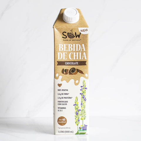 Bebida sin lactosa de Chia con Chocolate Sow 1 lt