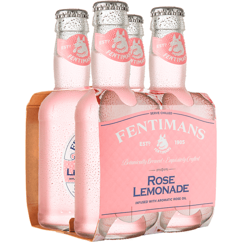 Imagen de Pack 4 Agua Tónica Rose Lemonade Fentimans 200 cc