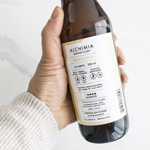 Cerveza Hefeweizen Alchimia 330 cc