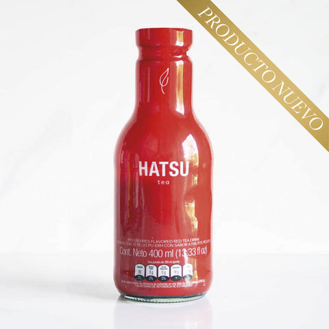 Te Rojo Pu-erh Con Sabor a Frutos Rojos Hatsu 400 ml