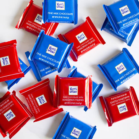 Chocolate surtido Ritter Sport 835 grs (50 mini barras)