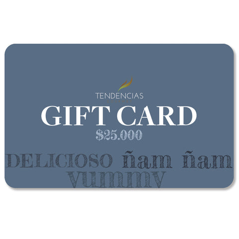 Gift card $25.000