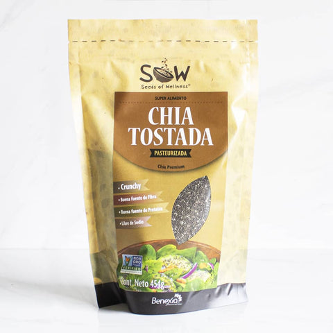 Chia Negra Tostada Sow 454 gr