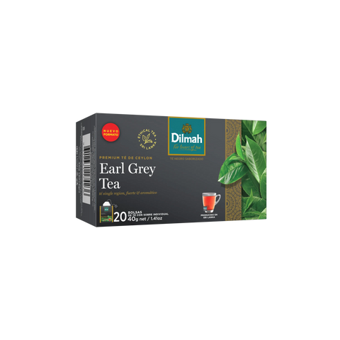 Imagen de 20 Bolsitas Té Negro Earl Grey Dilmah
