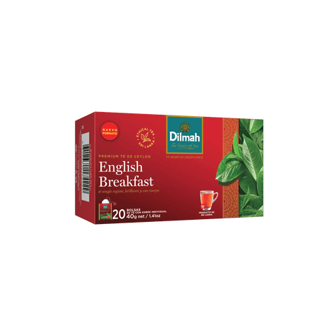Imagen de 20 Bolsitas Té Negro English Breakfast Dilmah