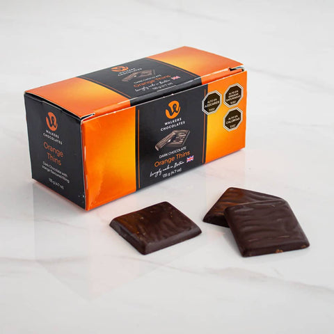 Imagen de Chocolate Amargo Walkers Orange Thins 135 gr