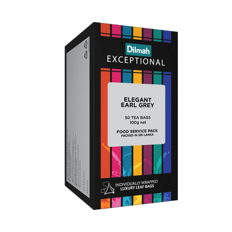 Imagen de 50 Pirámides Te Negro Earl Grey Exceptional Dilmah