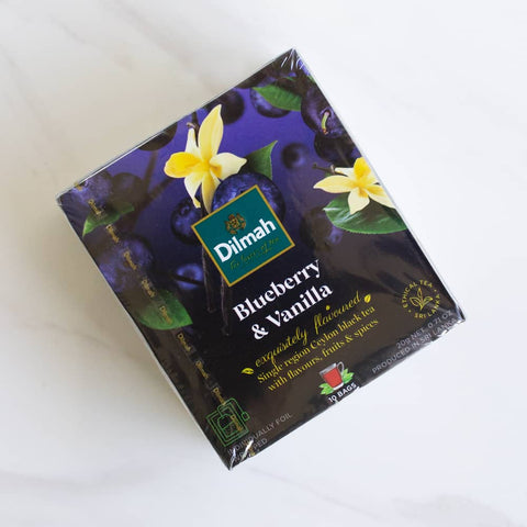 Imagen de 10 Bolsitas Te Negro Arandano Vainilla Dilmah