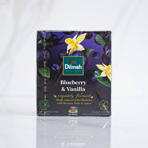 Imagen de 10 Bolsitas Te Negro Arandano Vainilla Dilmah