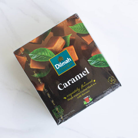 Imagen de 10 Bolsitas Te Negro Caramelo Dilmah