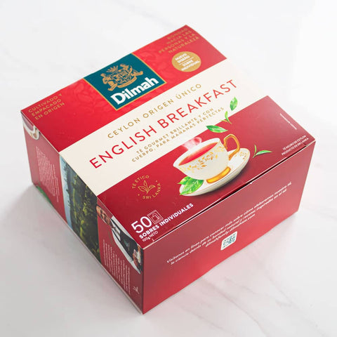 Imagen de 50 Bolsitas Individuales Te Negro English Breakfast Dilmah
