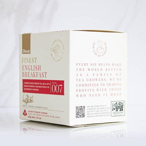 Imagen de 20 Bolsitas Té Negro Finest English Breakfast Dilmah