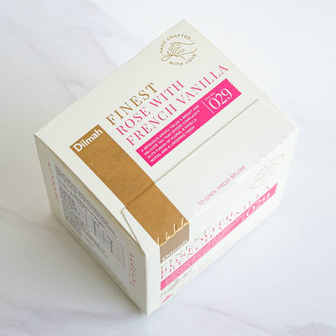 Imagen de 20 Bolsitas Té Negro Finest Rosa y Vanilla Francesa Dilmah