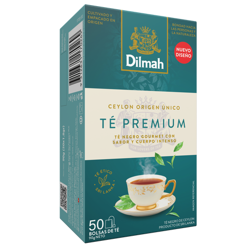 Imagen de Té Negro Premium Dilmah 50 Bolsitas