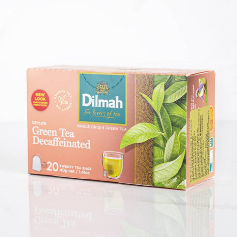 20 Bolsitas Te Verde Ceylon Descafeinado Dilmah