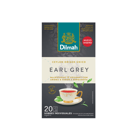 Imagen de 20 Bolsitas Té Negro Earl Grey Dilmah