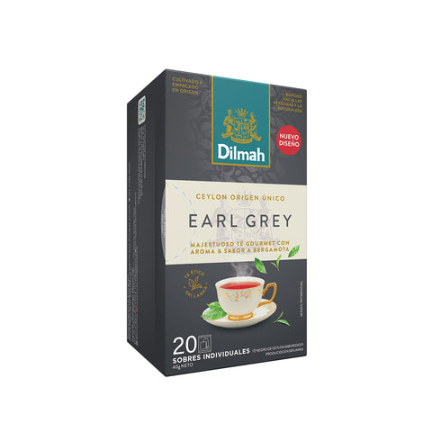 Imagen de 20 Bolsitas Té Negro Earl Grey Dilmah