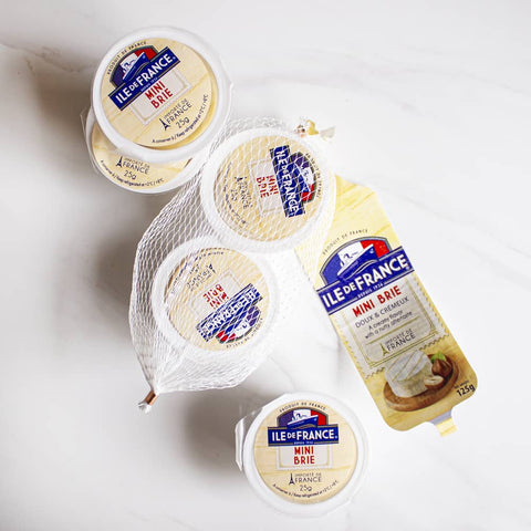 Queso Mini Brie Ile de France 5x25 grs