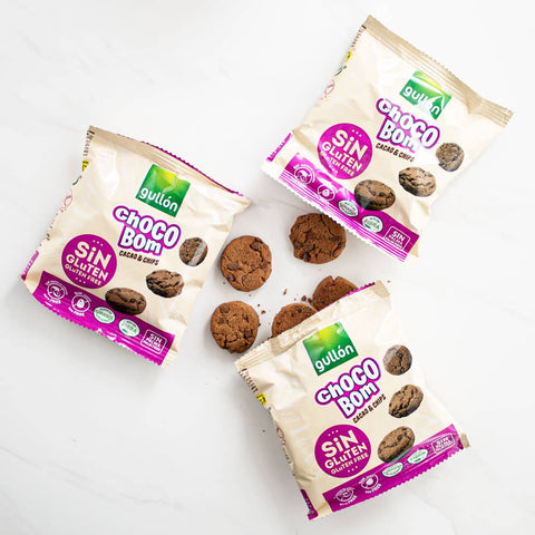Imagen de Galleta Sin Gluten Chocobom Gullon 120 grs