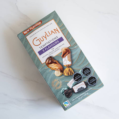 Imagen de Bombones de Chocolate Belga 3 Sabores Guylian 124 grs