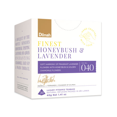 Imagen de 20 Bolsitas Infusión Finest Honeybush, Lavanda & Manzanilla  Dilmah