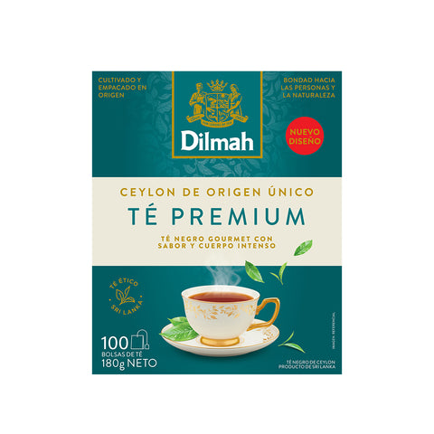 Imagen de 100 Bolsitas Te Negro Ceylon Pure Premium Dilmah