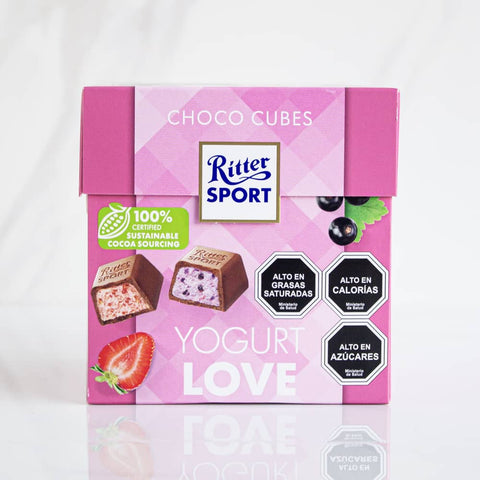 Chocolate yogurt Mini Cubes Ritter Sport 176 g