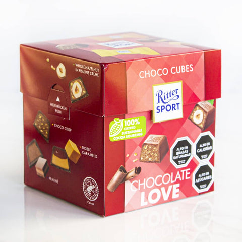 Chocolate leche Mini Cubes Ritter Sport 176 gr