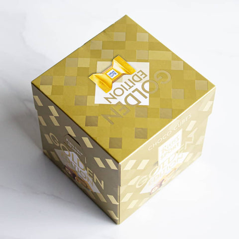 Imagen de Chocolate leche Mini Cubes Golden Ritter Sport 148 grs