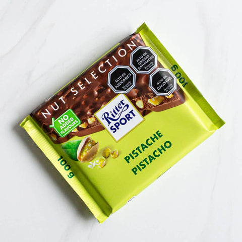 Imagen de Chocolate de leche con Pistacho Ritter Sport 100 grs