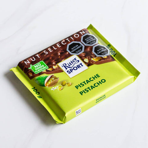 Imagen de Chocolate de leche con Pistacho Ritter Sport 100 grs