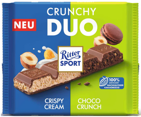 Chocolate Crocante Duo Ritter Sport 218 gr