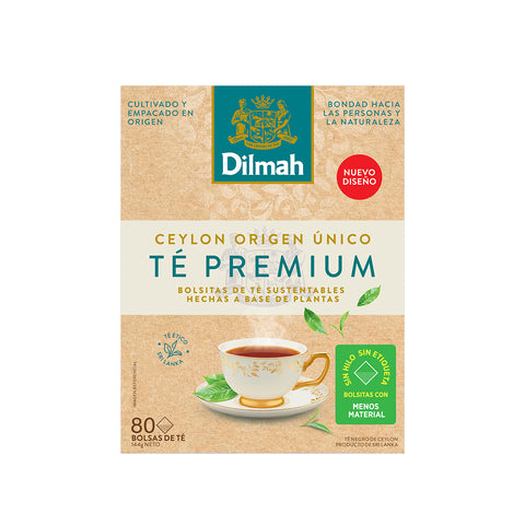Imagen de 80 bolsitas Te Dilmah Premium sustentable