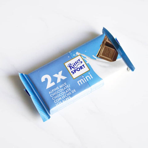 Mini Chocolate leche de los Alpes Ritter Sport 33 grs