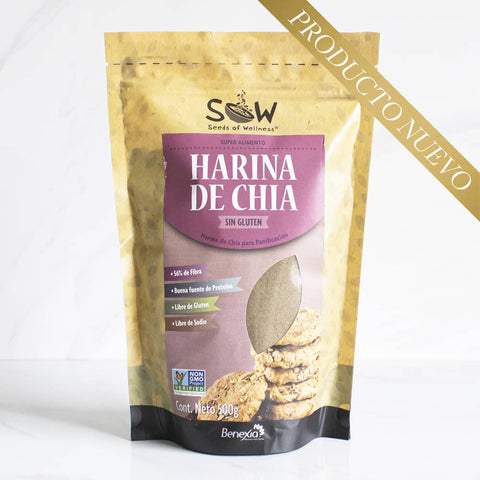 Harina sin gluten de Chia Sow 500 gr
