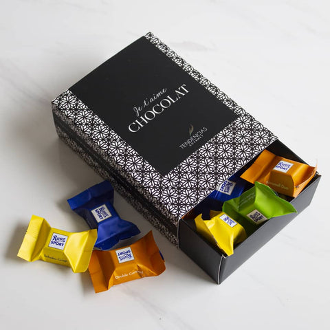 Caja Je t´aime Chocolat Bombones Mini Ritter leche 250 grs
